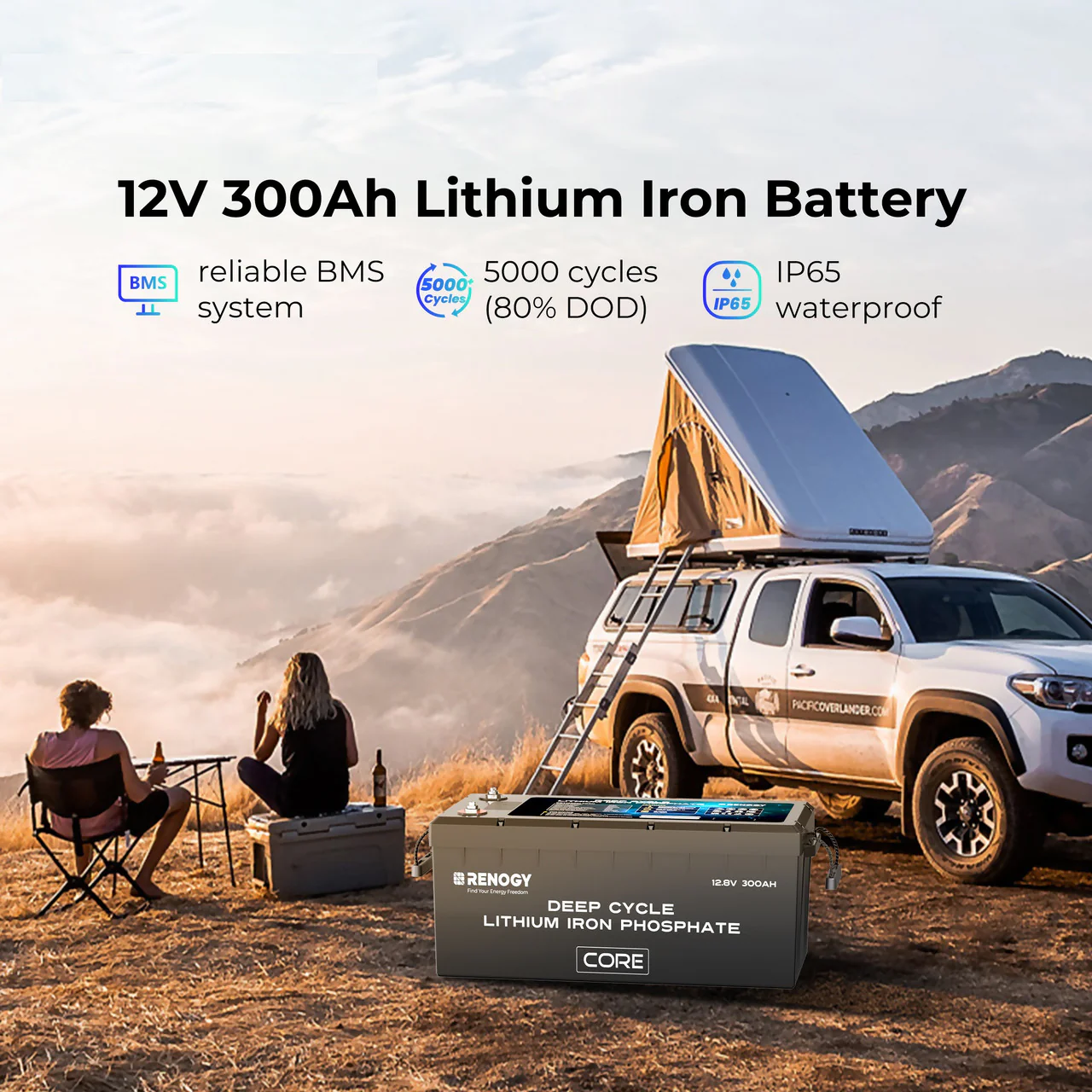 12V 300Ah Core Series Deep Cycle Lithium Iron Phosphate Battery w/Self-Heating | Core Series - Image 8