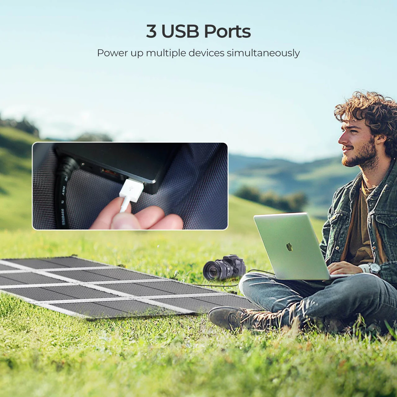 200W Lightweight N-type Portable Solar Panel Blanket - Image 6