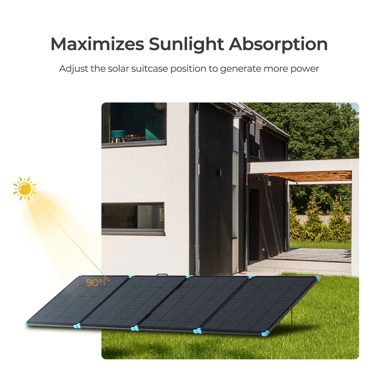 400W Lightweight Portable Solar Panel Suitcase - Image 5