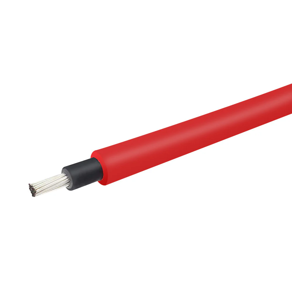 Solar Extension Cables With PV Connectors One Pair Red+Black - Image 4